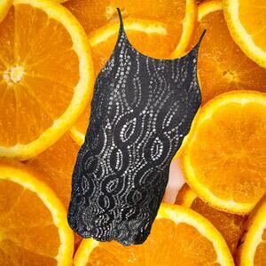 Eight & Sixty Black Silver‎ Beaded Sleeveless Bodycon Mini Dress Size Small